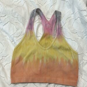 rainbow crop top